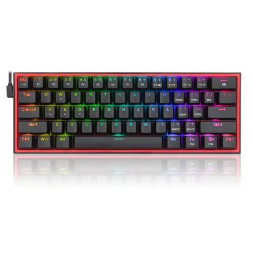 Redragon Fizz Pro black, wired&2.4G&BT mechanical Keyboard, RGB, blue switch Black HU (K616-RGB_BLUE_HU) (K616-RGB_BLUE_HU)-0