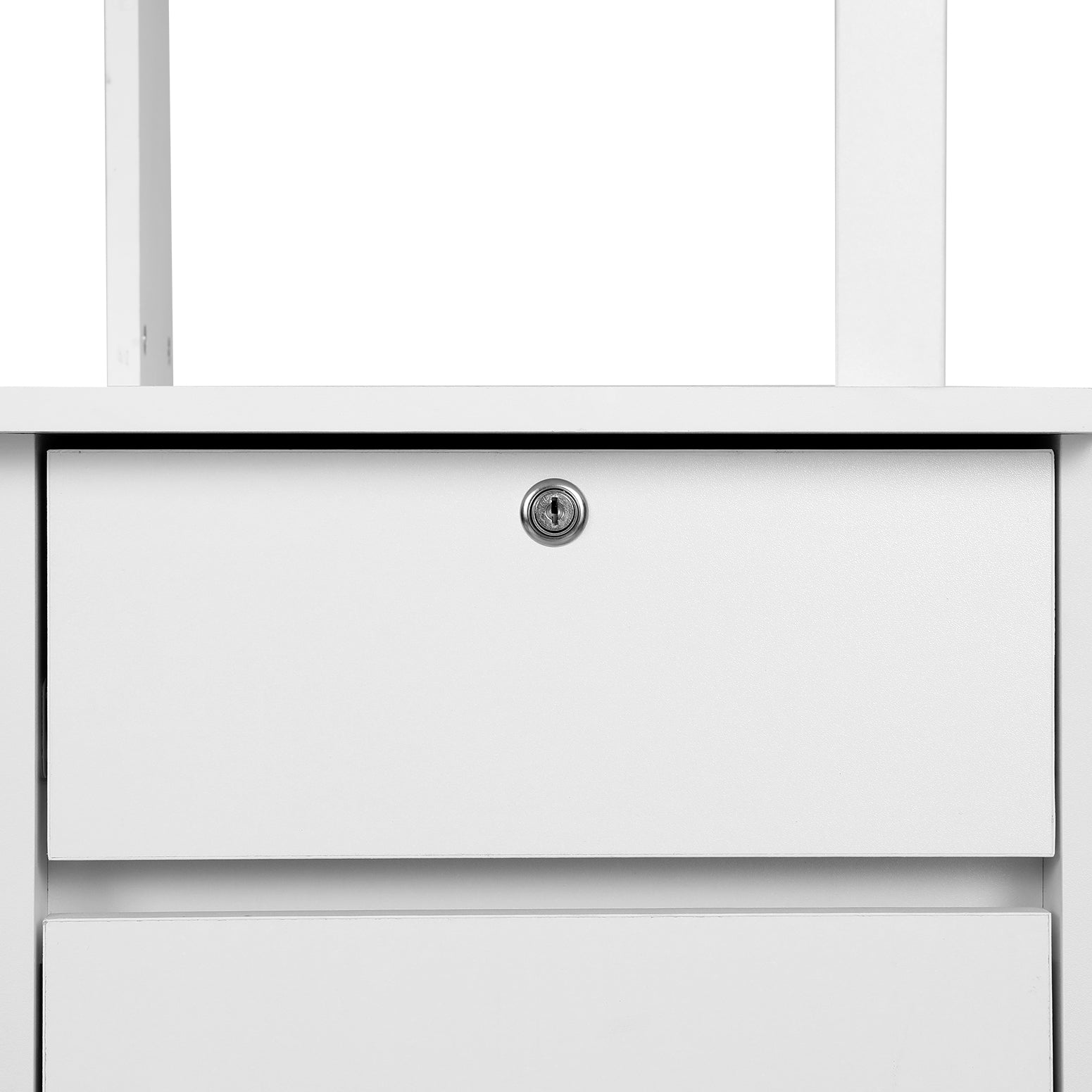 NNEDSZ Artiss Computer Desk Office Study Desks Table Drawer Bookshelf Cabinet-3