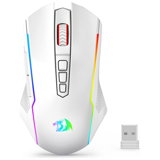 Геймърска мишка Redragon M914 RGB Nix Бяла (M914W-RGB)-0